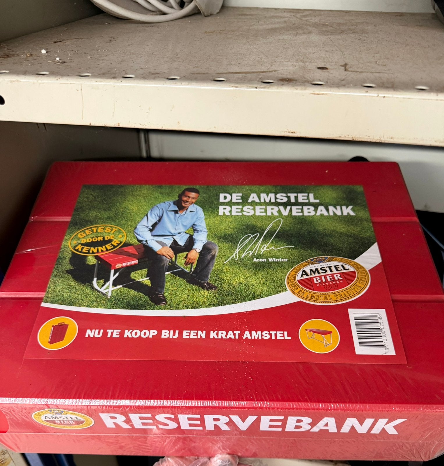 2x NIEUWE Amstel Reservebank Origineel verpakt- Aron Winter, Ophalen, Nieuw, Overige typen
