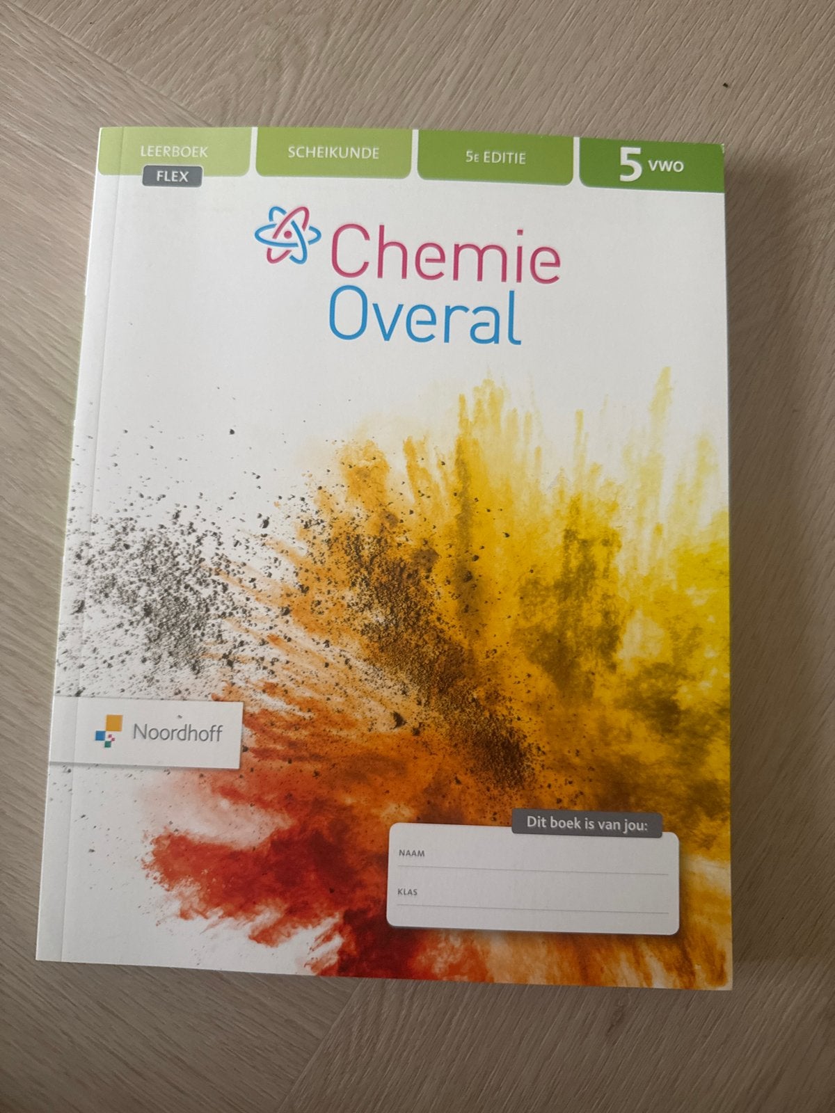 Chemie Overal 5 VWO Scheikunde Leerboek FLEX 5e editie, Ophalen of Verzenden, Nieuw, VWO, Scheikunde