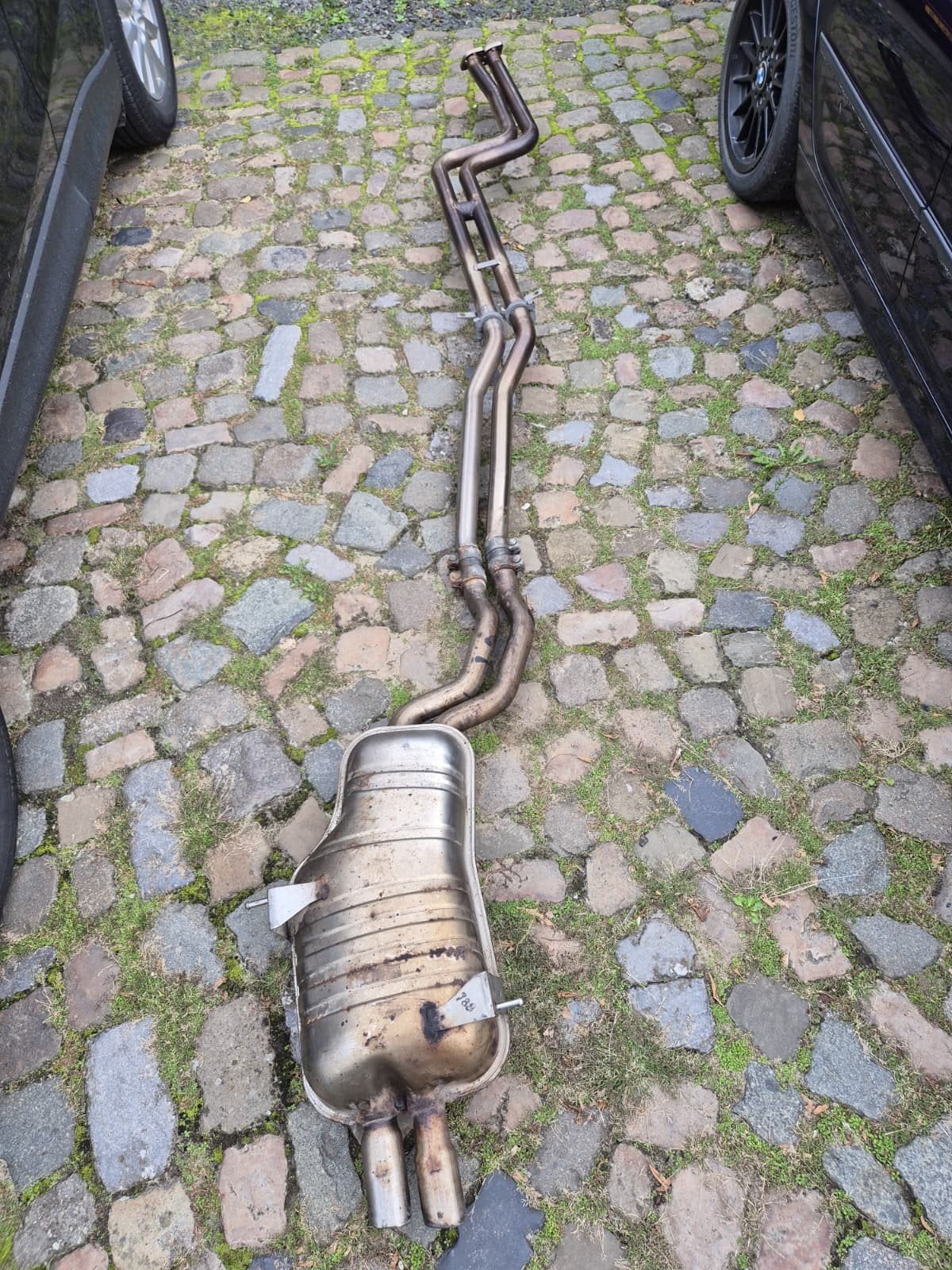 bmw e46 6 cil eisenmann soundpipes inclusief 2 eindempers!, Ophalen, BMW
