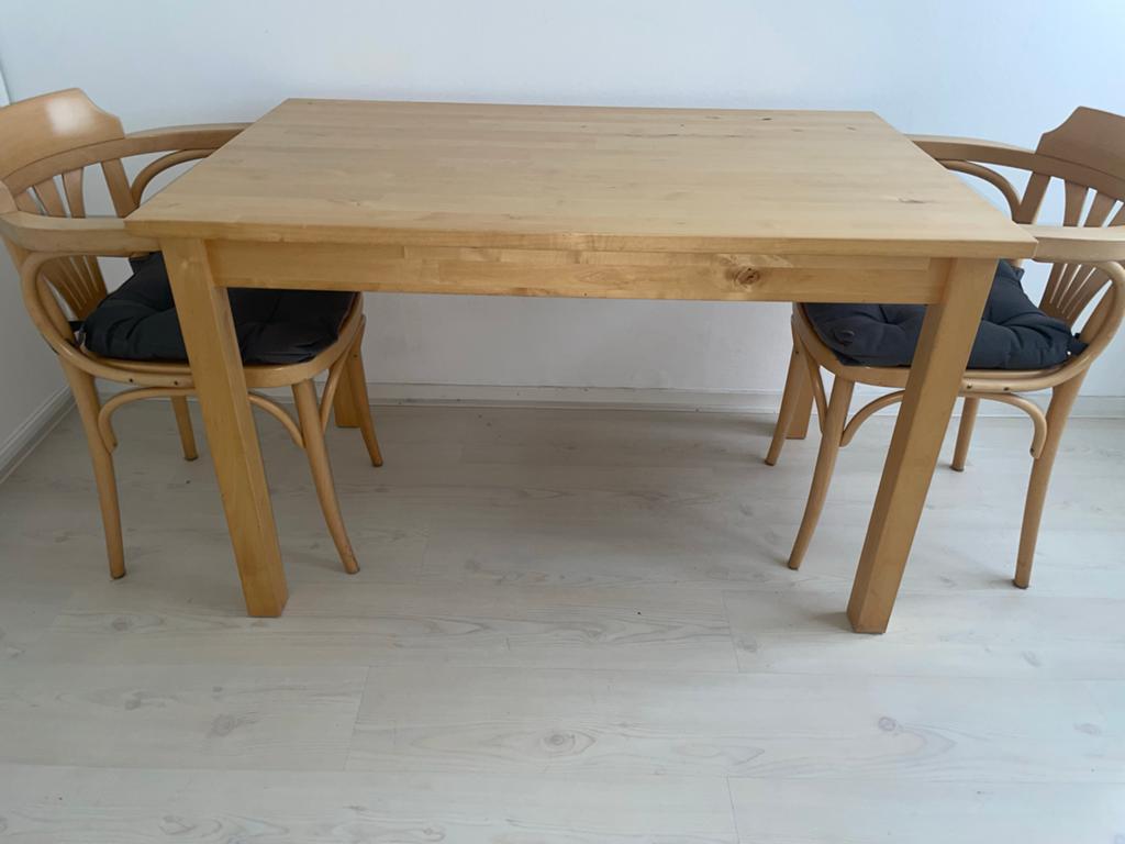 Mooie Grenen Ikea eettafel, Huis en Inrichting, Tafels | Salontafels, Ophalen, 100 tot 150 cm, 50 tot 100 cm, Zo goed als nieuw