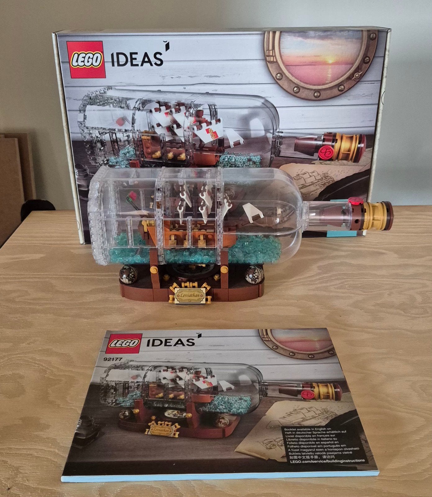 Lego Ideas 92177 Schip in een fles., Inclusief instructies, Gebruikt, Lego, Ophalen of Verzenden