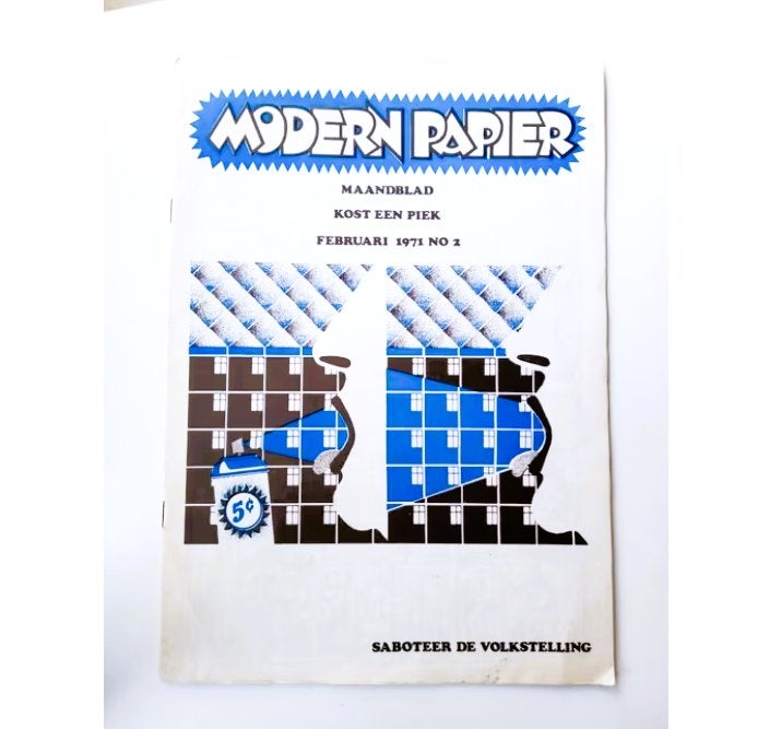 modern papier nr.2 *1971*1ste druk- joost swarte, Boeken, Joost swarte, Overige gebieden, Ophalen of Verzenden, Zo goed als nieuw