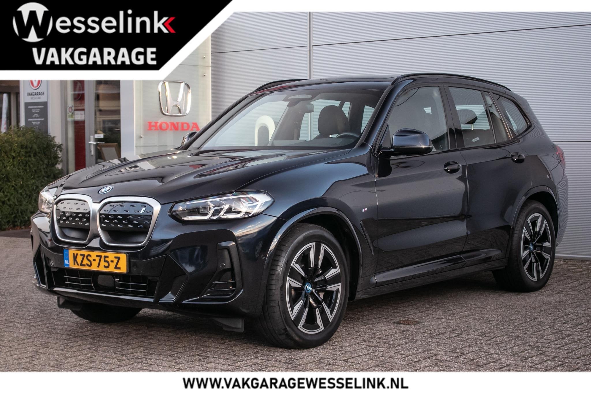 BMW iX3 Executive 80 kWh - Dealerond. | Leder | Schuif/kante, Auto's, Automaat, Achterwielaandrijving, Gebruikt, 80 kWh