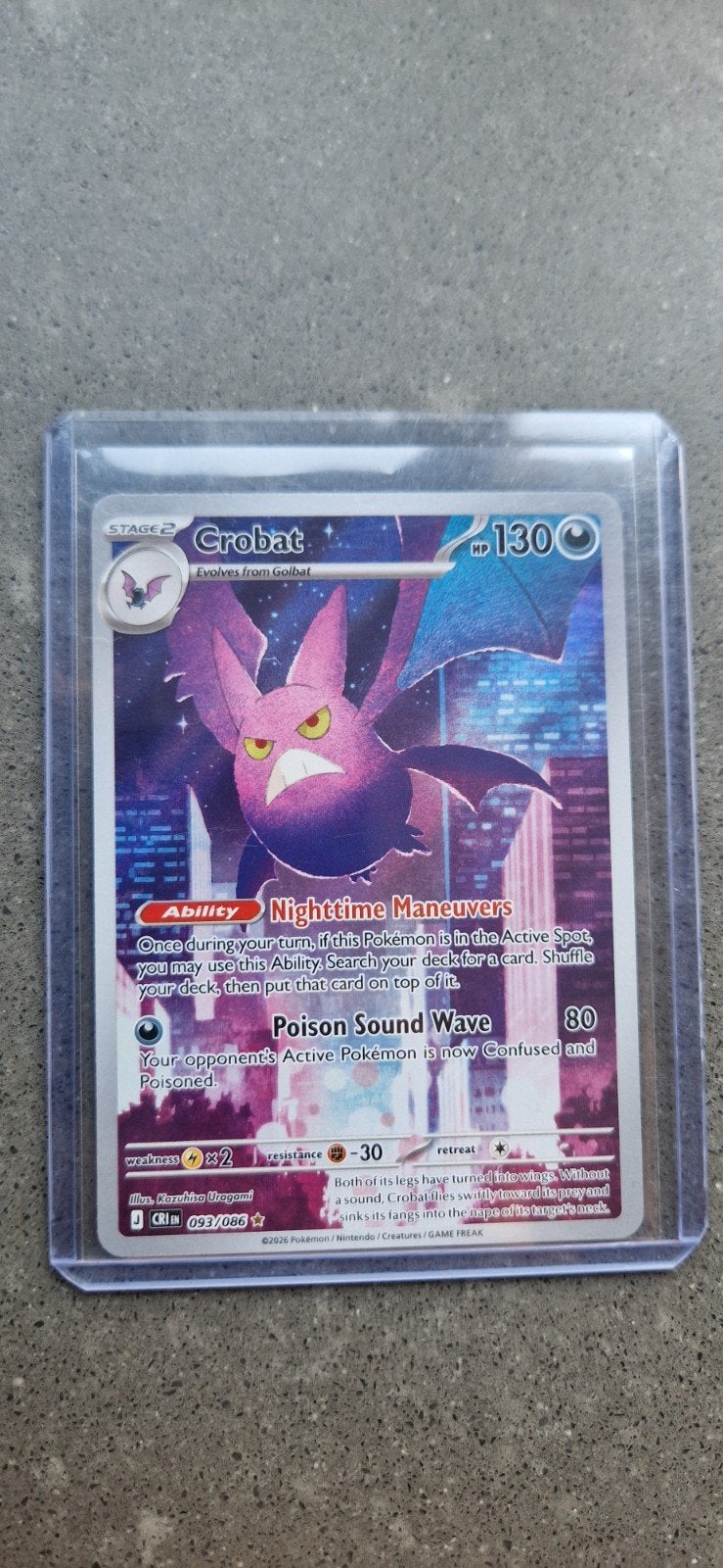 Crobat 093/086, Hobby en Vrije tijd, Verzamelkaartspellen | Pokémon, Ophalen of Verzenden