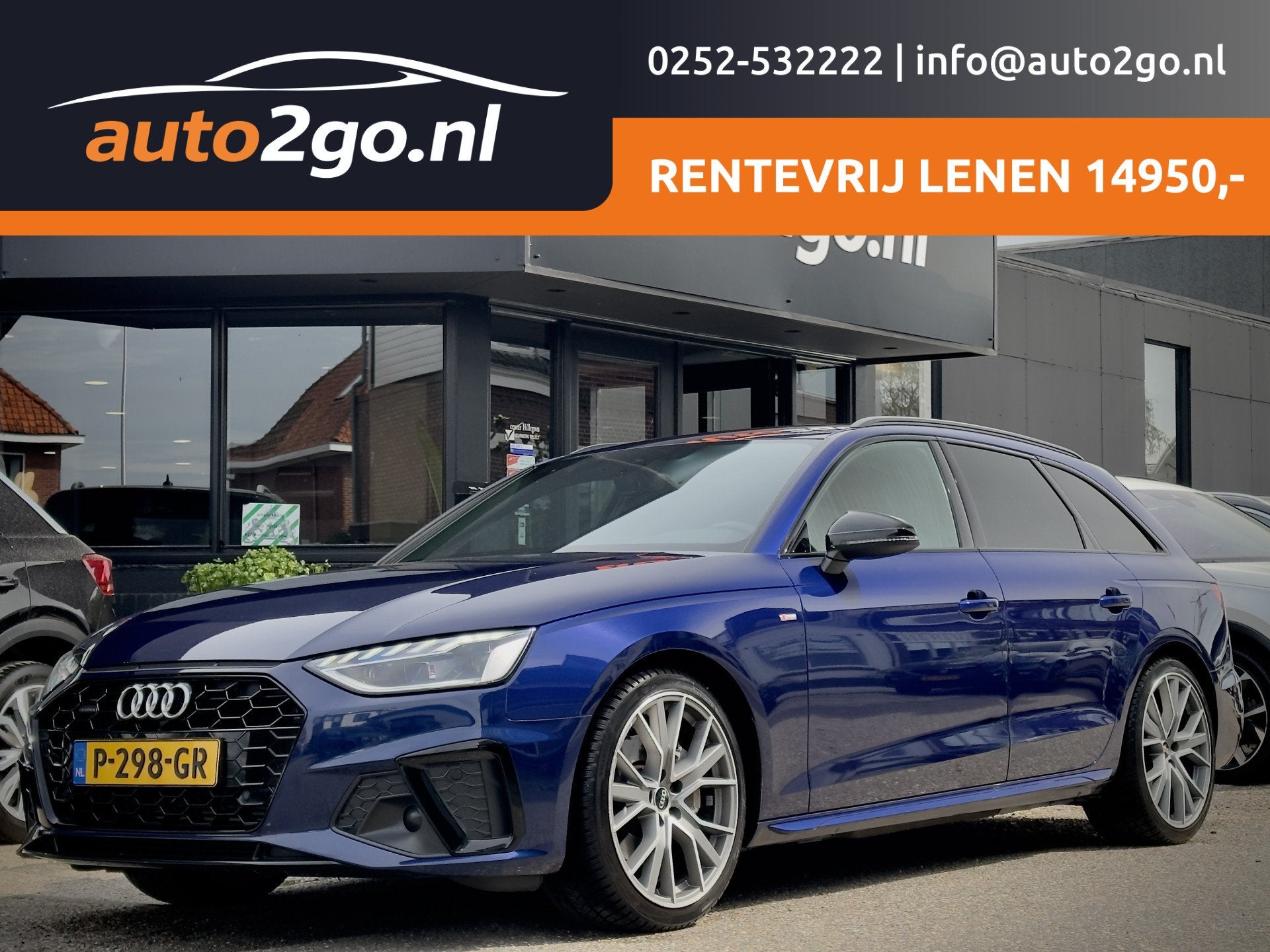 Audi A4 Avant 40 TFSI AUT7 QUATTRO S-LINE COMPETITION EDITIO, Auto's, Automaat, Dealer onderhouden, Gebruikt, Euro 6