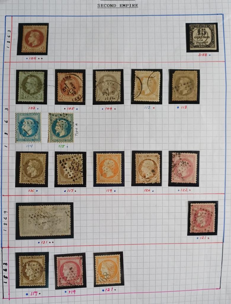 Prachtige verzameling Frankrijk met betere zegels!!, Ophalen of Verzenden, Buitenland