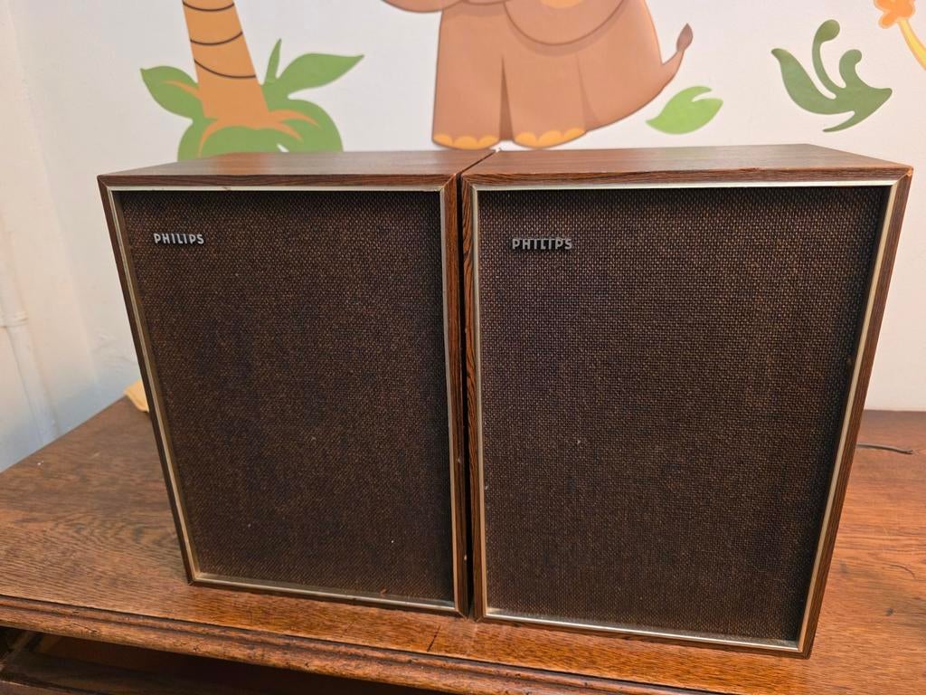 Vintage Philips 22RH412 luidspreker jaren 70, Ophalen of Verzenden