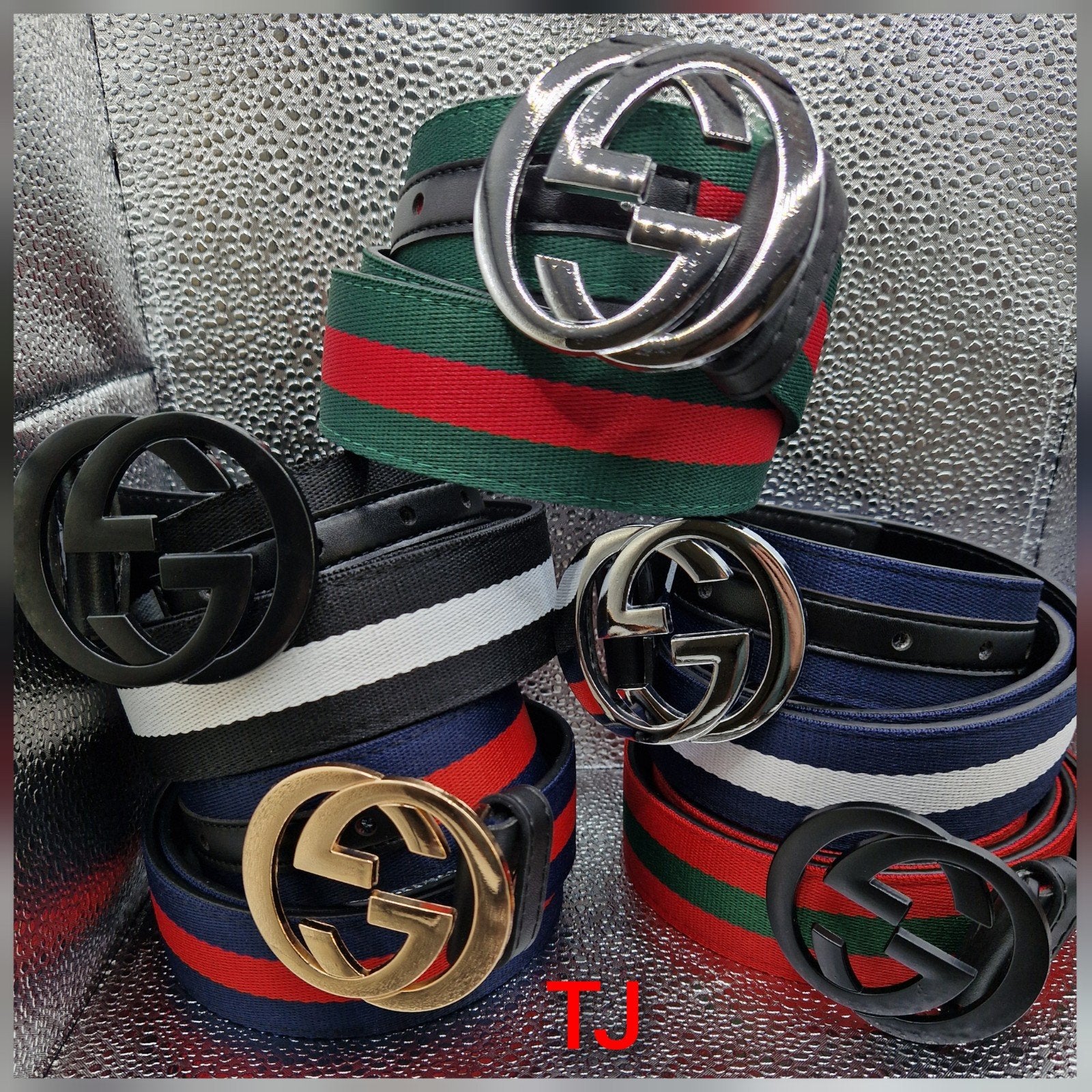 PARTIJ GUCCI RIEMEN,  PETTEN EN ANDERE MERKEN TE KOOP, Ophalen of Verzenden, Nieuw, Overige kleuren, 115 cm of meer