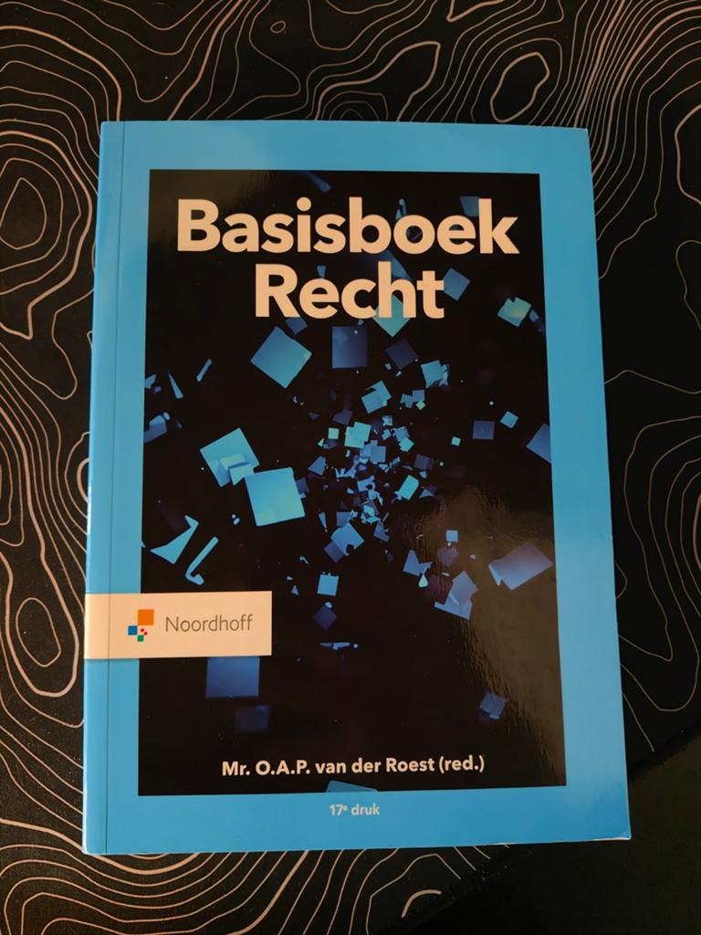 Basisboek Recht, Ophalen, Zo goed als nieuw, HBO