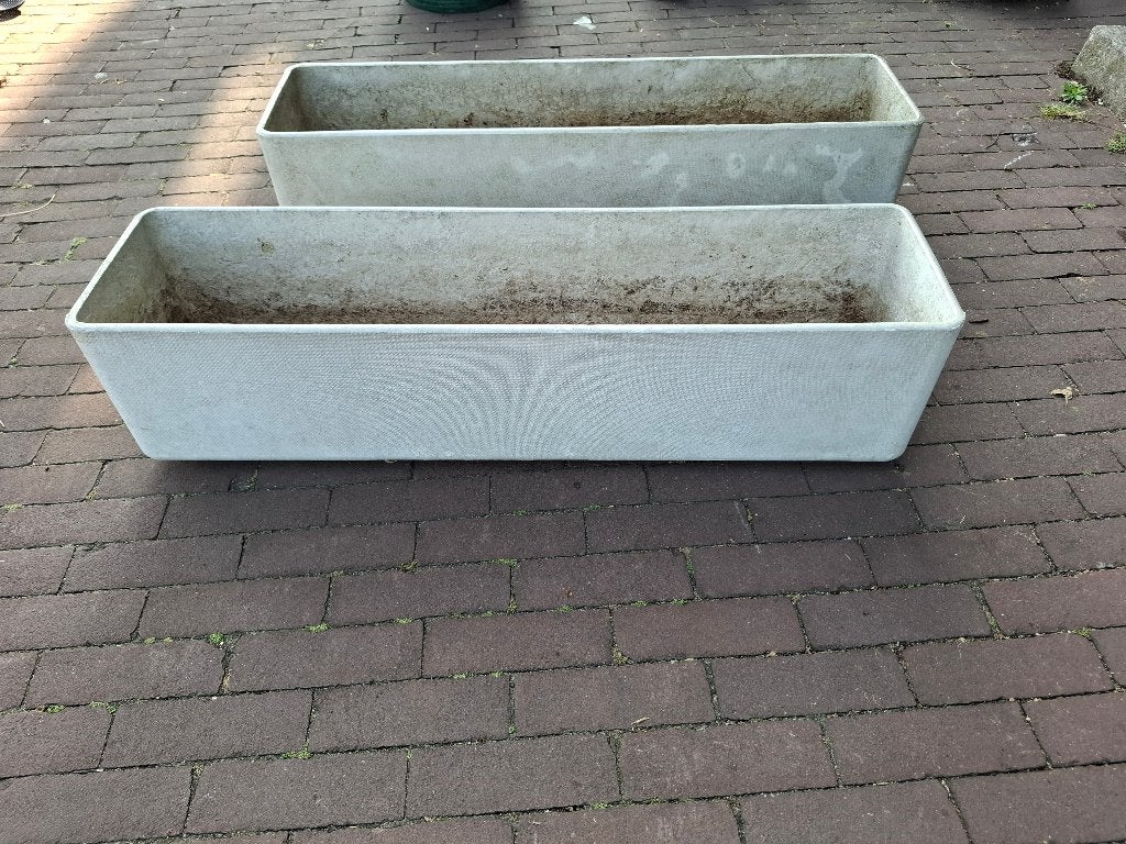 Plantenbak Eternit Delta vezelcement, Ophalen, Overige materialen, Gebruikt, Minder dan 30 cm