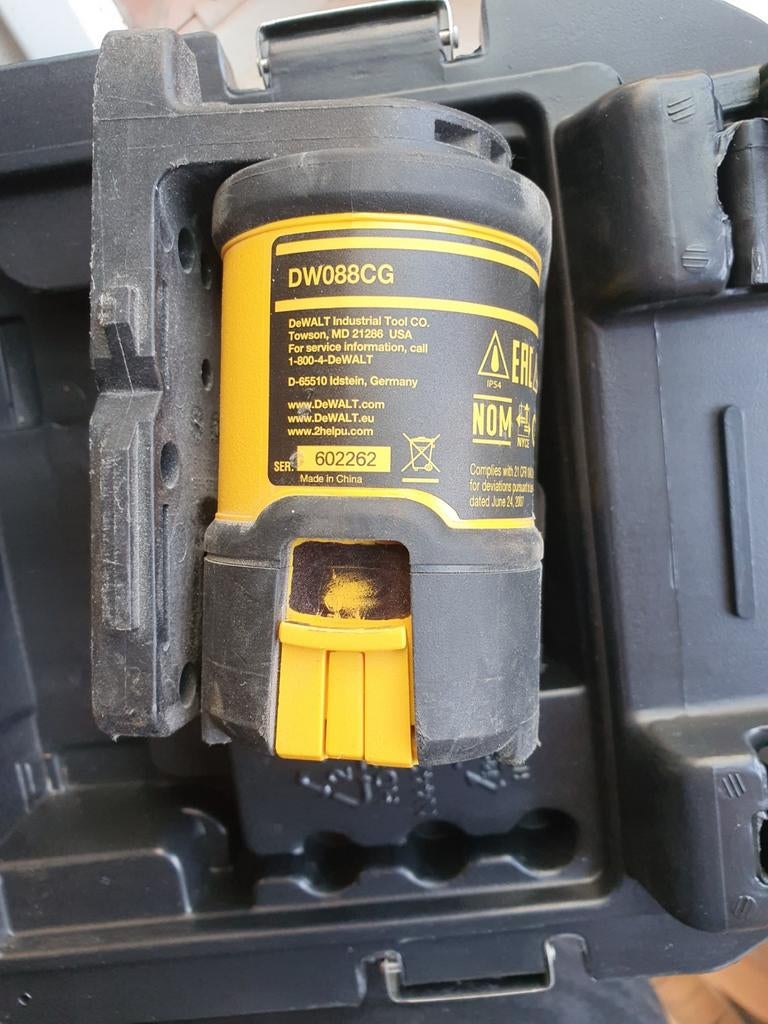 DeWalt DW088CG Kruislijnlaser Groen met Koffer, Ophalen of Verzenden