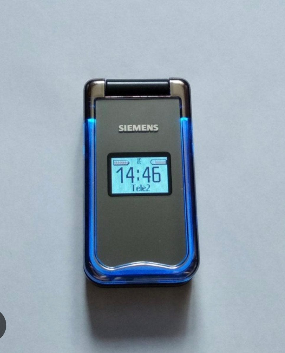 Siemens AF51 Klaptelefoon - Vintage Mobiele Telefoon, Gebruikt, Inklapmodel, Ophalen of Verzenden, Met simlock
