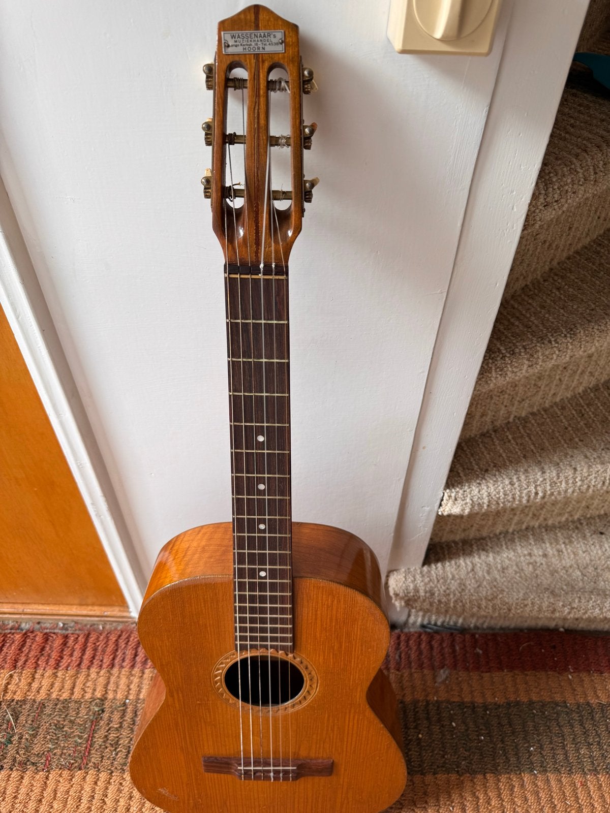 Vintage Klassieke Gitaar - Ateliers de Mandolines Maëstro, Ophalen, Gebruikt, Klassieke of Spaanse gitaar