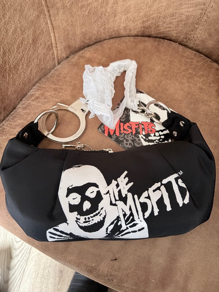 The Misfits Handtas Bioworld., Ophalen of Verzenden, Zo goed als nieuw, Zwart, Handtas
