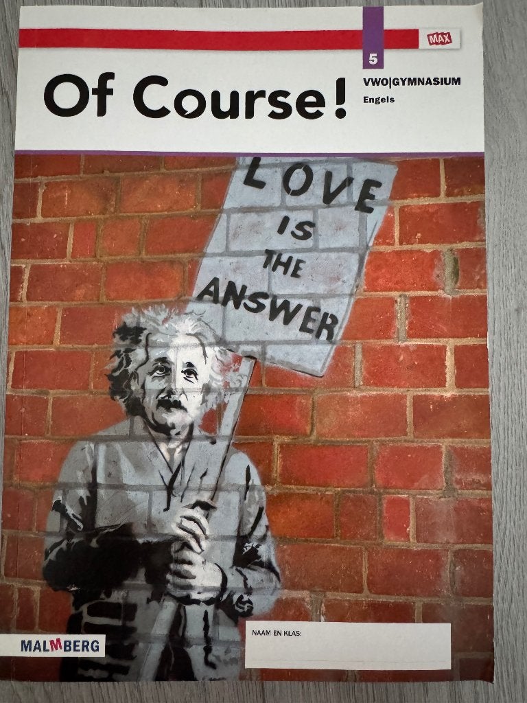Of Course 5 VWO, Boeken, Ophalen, VWO, Engels, Malmberg
