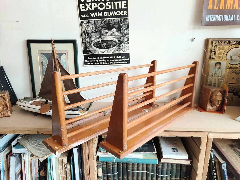 Designe antiek - Bruynzeel wandrek Piet Zwart 2 x, Ophalen of Verzenden
