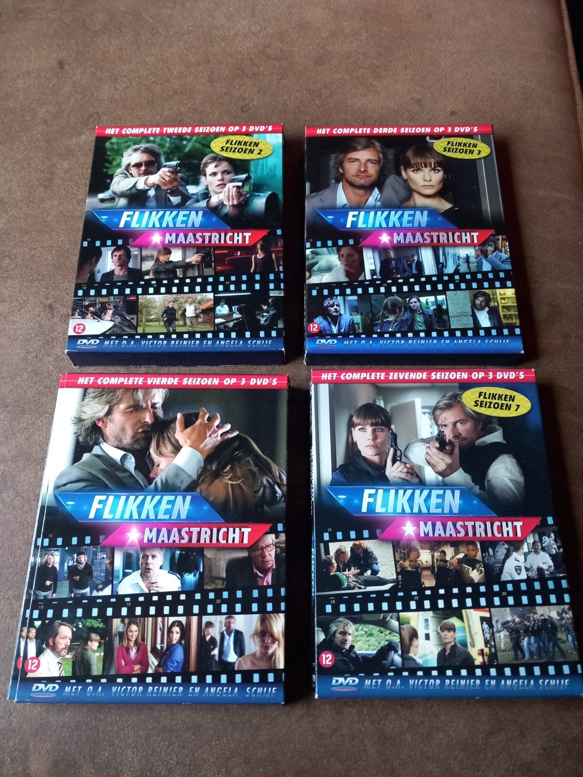 Flikken Maastricht DVD Boxen Seizoen 2, 3, 4 en 7, Gebruikt, Nederlands, Inclusief doosje, Ophalen of Verzenden
