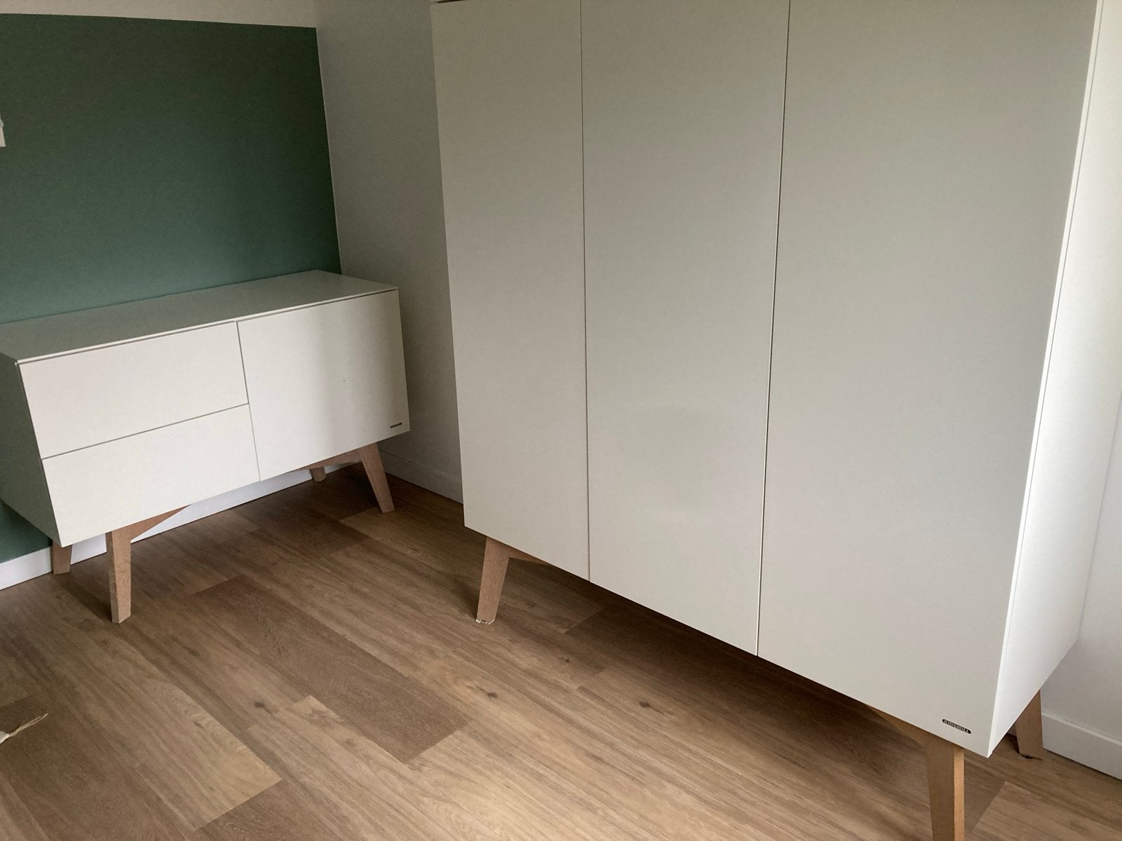 Kidsmill 60s Commode, Kast en Wandplank - Complete Set, Ophalen, Gebruikt, 50 tot 70 cm, 105 cm of meer