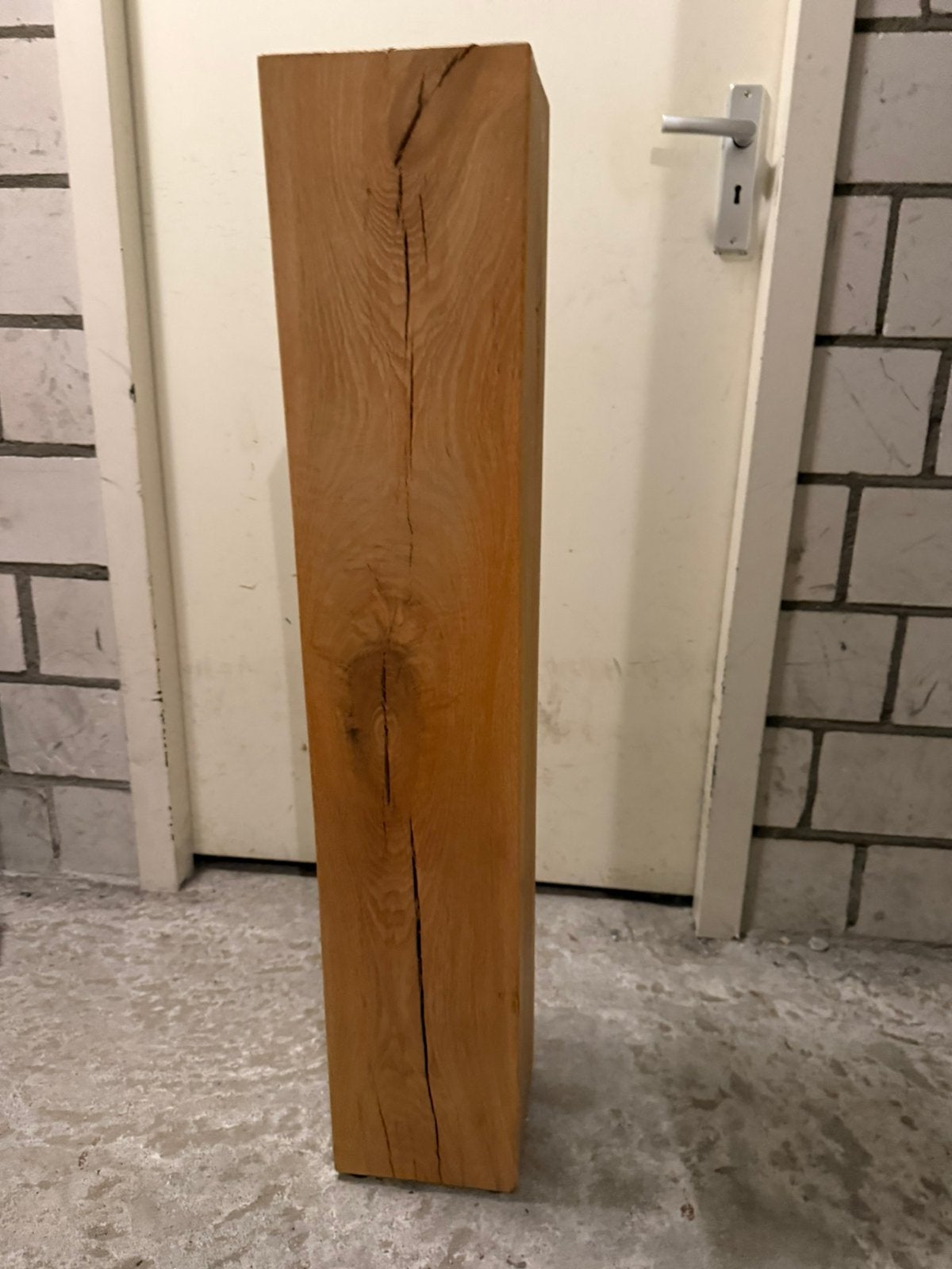 Massief eiken paal, Ophalen, Gebruikt