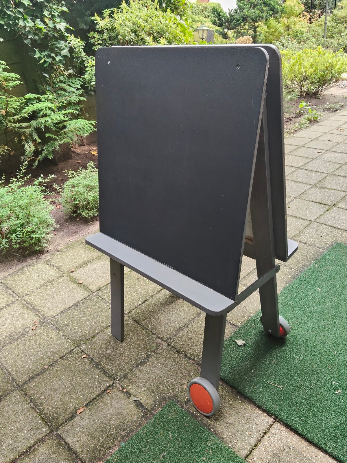 Verrijdbaar stoepbord/schoolbord (130x75cm), Diversen, Ophalen, Mobiel, Gebruikt, Krijtbord