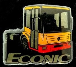 Mercedes-Benz Econic transport pin, Verzenden, Nieuw, Transport, Speldje of Pin