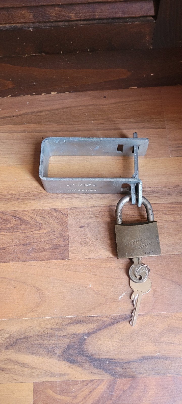 Cisa bouwhek slot met cisa hangslot, Ophalen of Verzenden, Slot