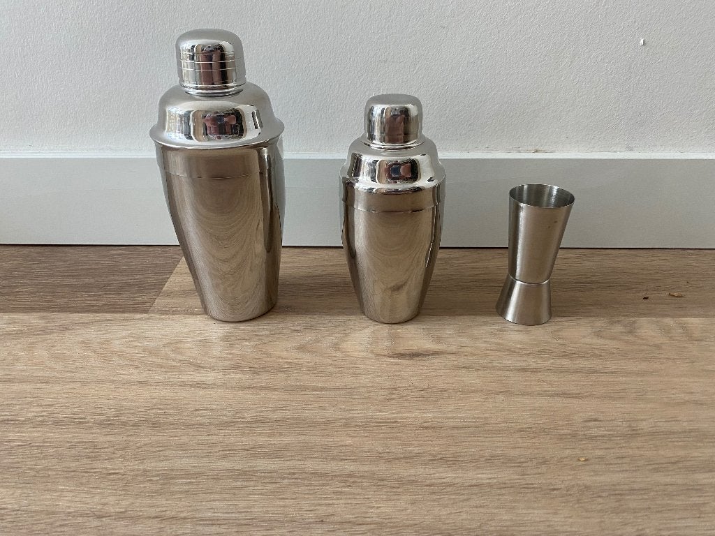 cocktail shakers, Ophalen of Verzenden, Gebruikt