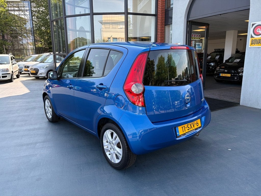 Opel Agila 1.0 Edition AIRCO NIEUWE APK ALL SEASON, Auto's, Opel, Euro 5, Gebruikt, 31 €/maand, Blauw