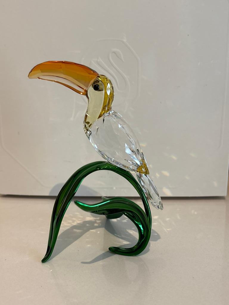 Swarovski Idyllia toekan, Ophalen of Verzenden, Zo goed als nieuw, Figuurtje
