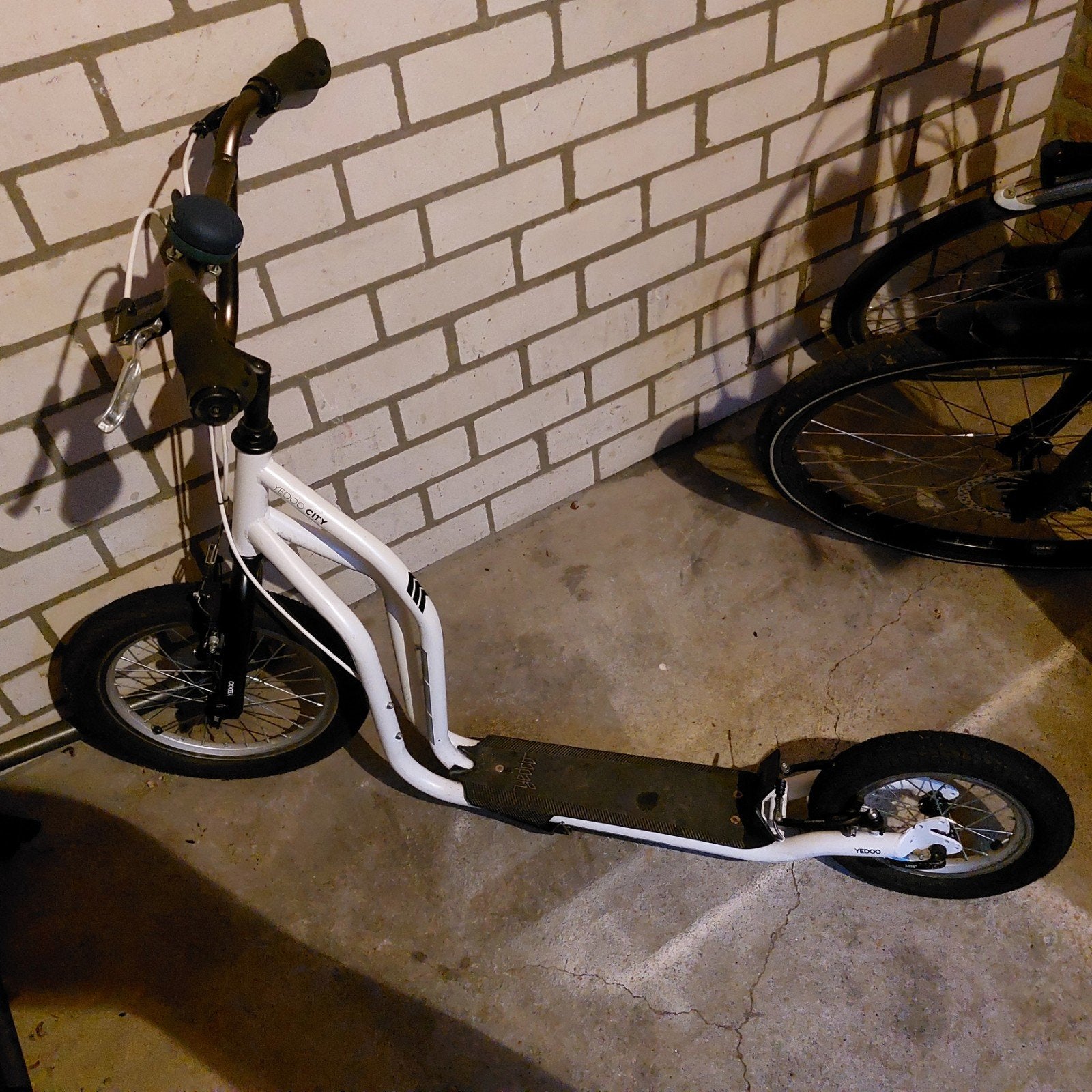 Witte Yedoo City step - Gebruikt, Fietsen en Brommers, Steps, Ophalen, Gebruikt, Gewone step