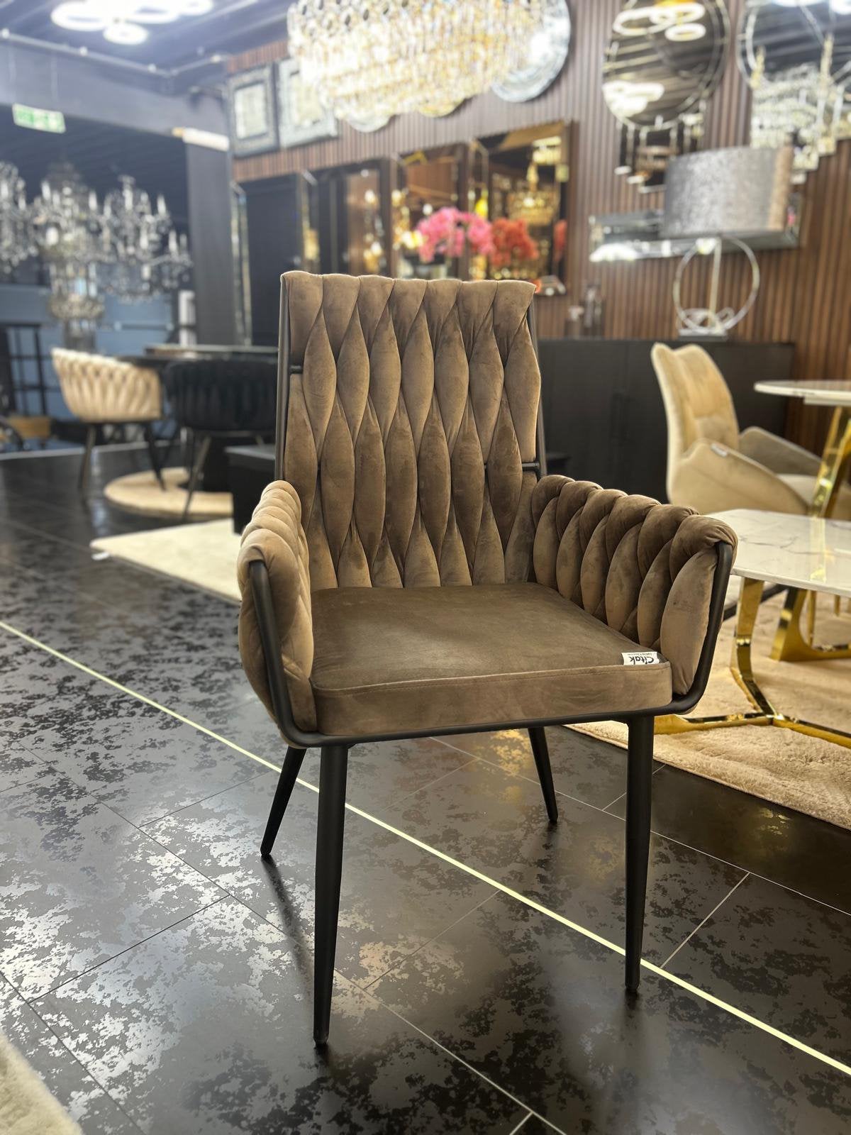 Wave chairs eetkamerstoel nieuw eric kuster style stoel, Huis en Inrichting, Metaal, Overige kleuren, Nieuw, Ophalen of Verzenden