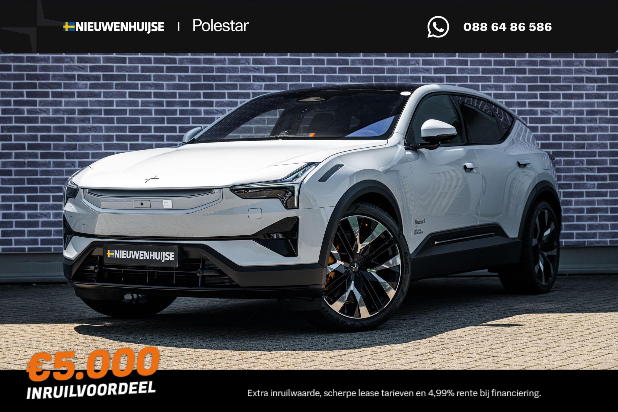 Polestar 3 Performance 106 kWh | 800V Snelladen | MY26 | Pil