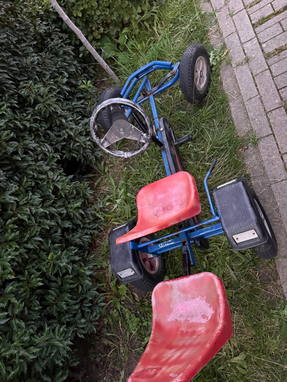 Berg skelter met duozit - blauw/rood, Ophalen, Gebruikt, Berg, Duozit