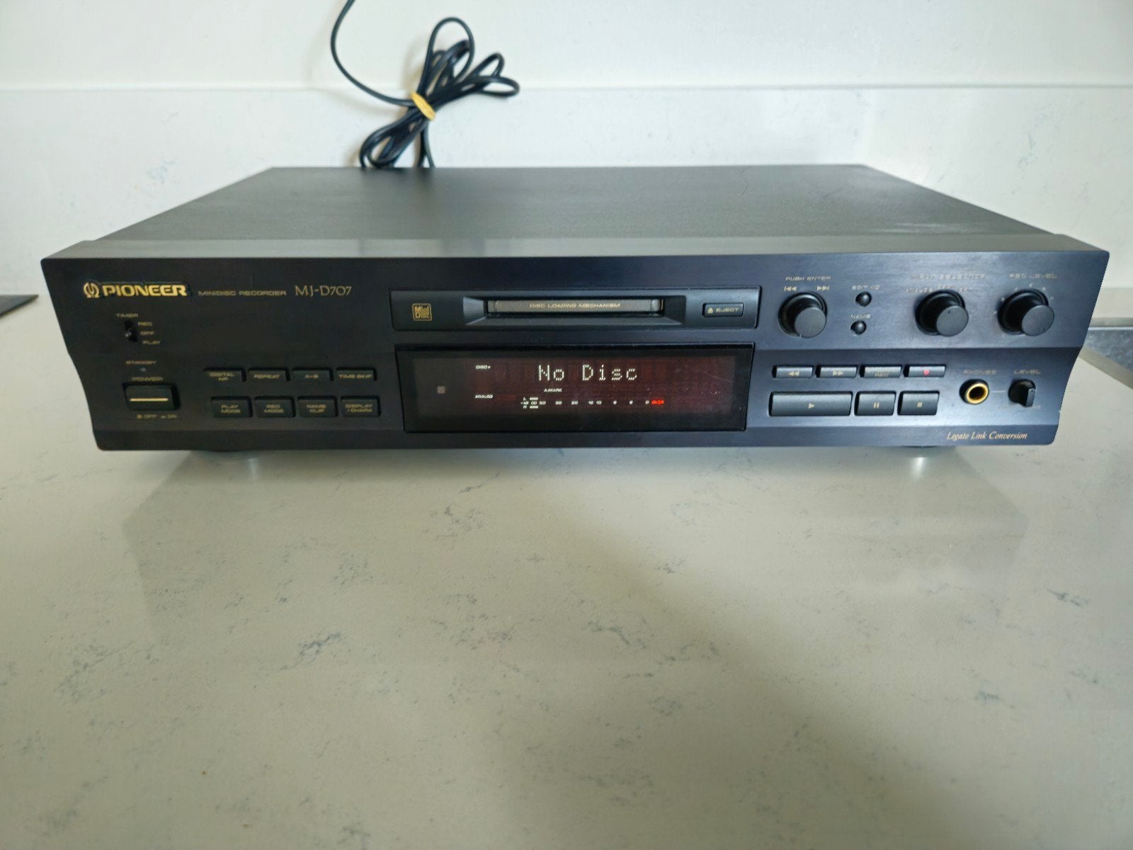 Pioneer MJ-D707 Minidisc Recorder - Uitstekende Staat, Ophalen of Verzenden, Zo goed als nieuw