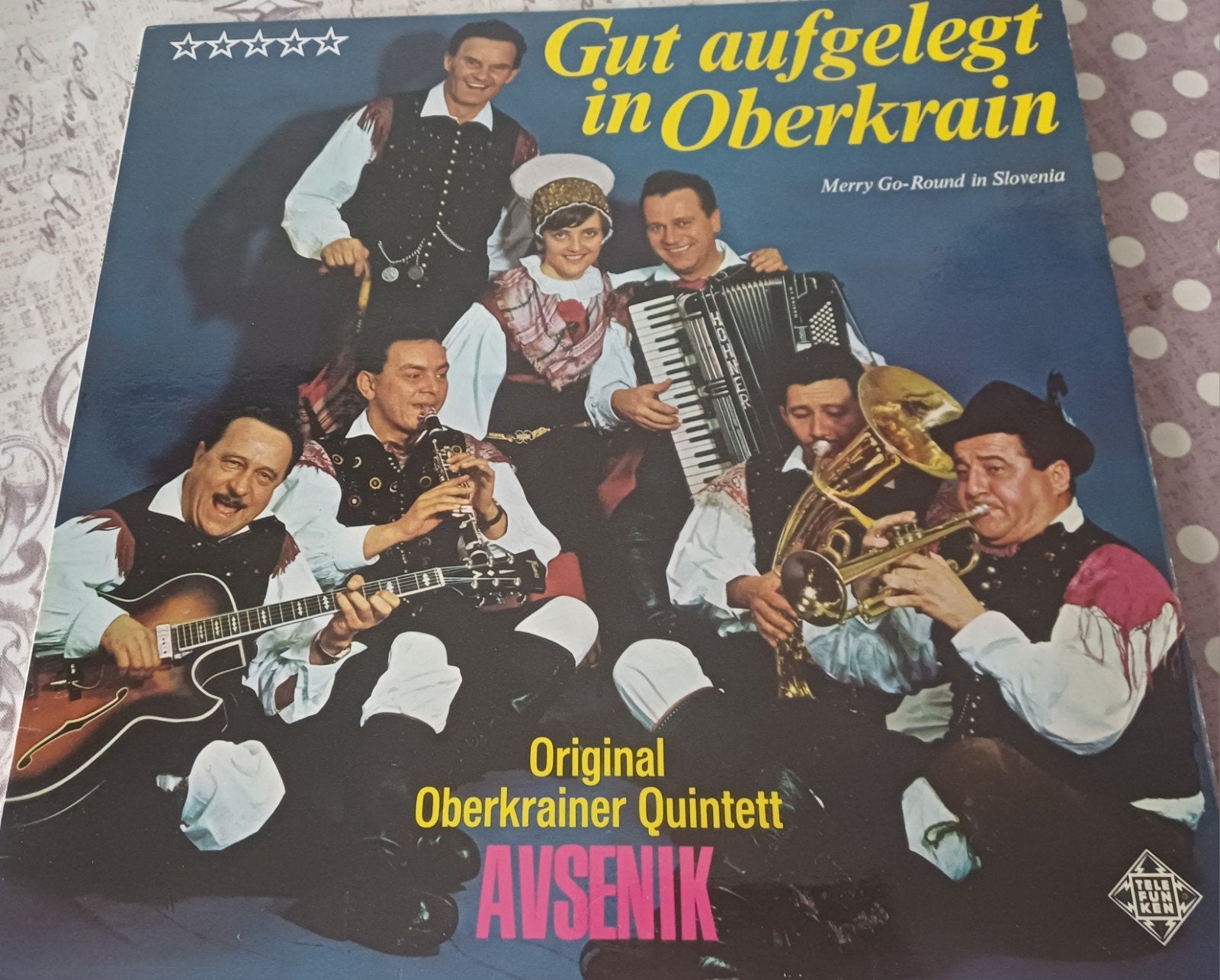 Oberkrainer Quintett Avsenik.    LP.     Zie Foto., 1980 - 1989, Ophalen of Verzenden, Zo goed als nieuw, Levenslied of Smartlap