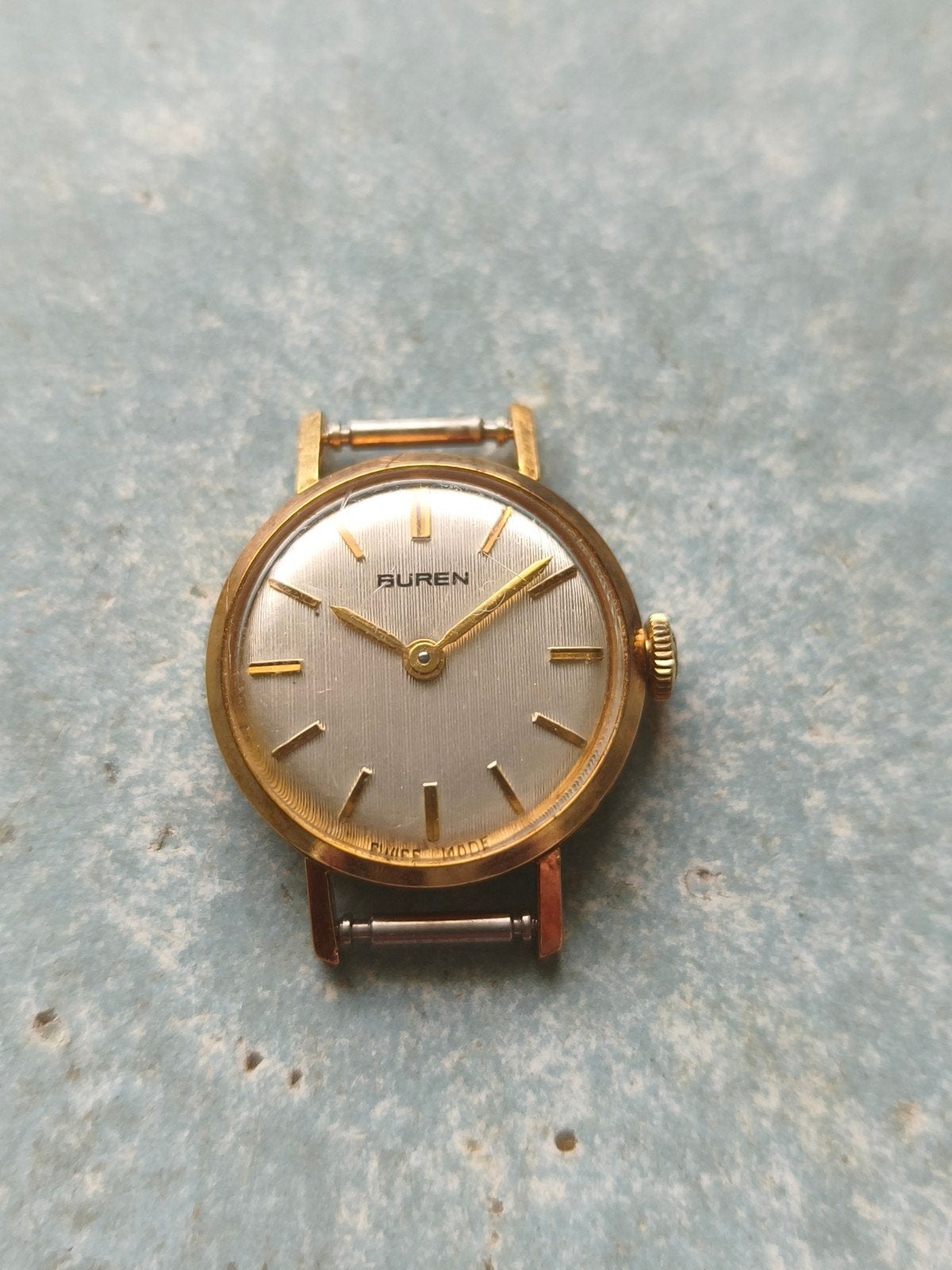 Vintage Buren Polshorloge - Goudkleurig - Zwitsers uurwerk, Sieraden, Tassen en Uiterlijk, Horloges | Dames, Overige merken, Overige materialen