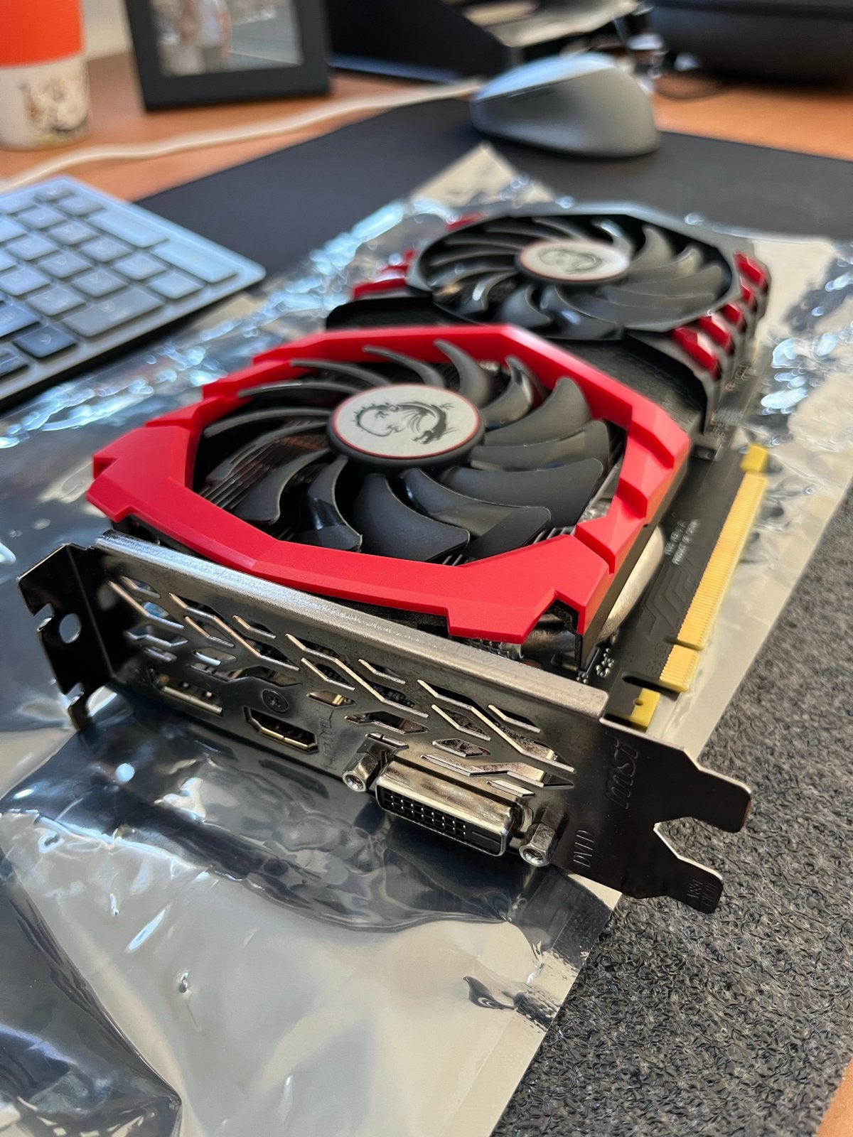 MSI GeForce GTX 1050 Gaming X 2G Videokaart, Computers en Software, Videokaarten, Ophalen, PCI-Express 3, Gebruikt, HDMI