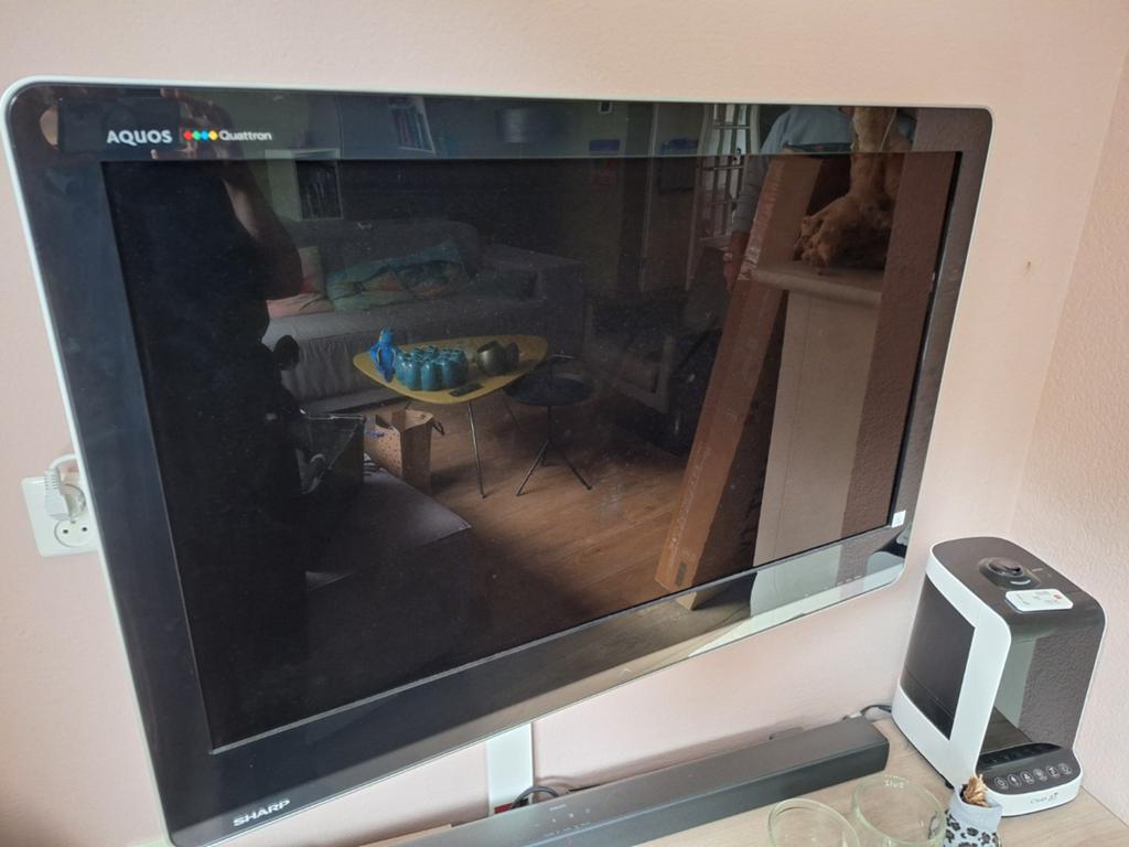 Sharp Aquos Quattron tv, Gebruikt, 50 Hz, LCD, Ophalen of Verzenden