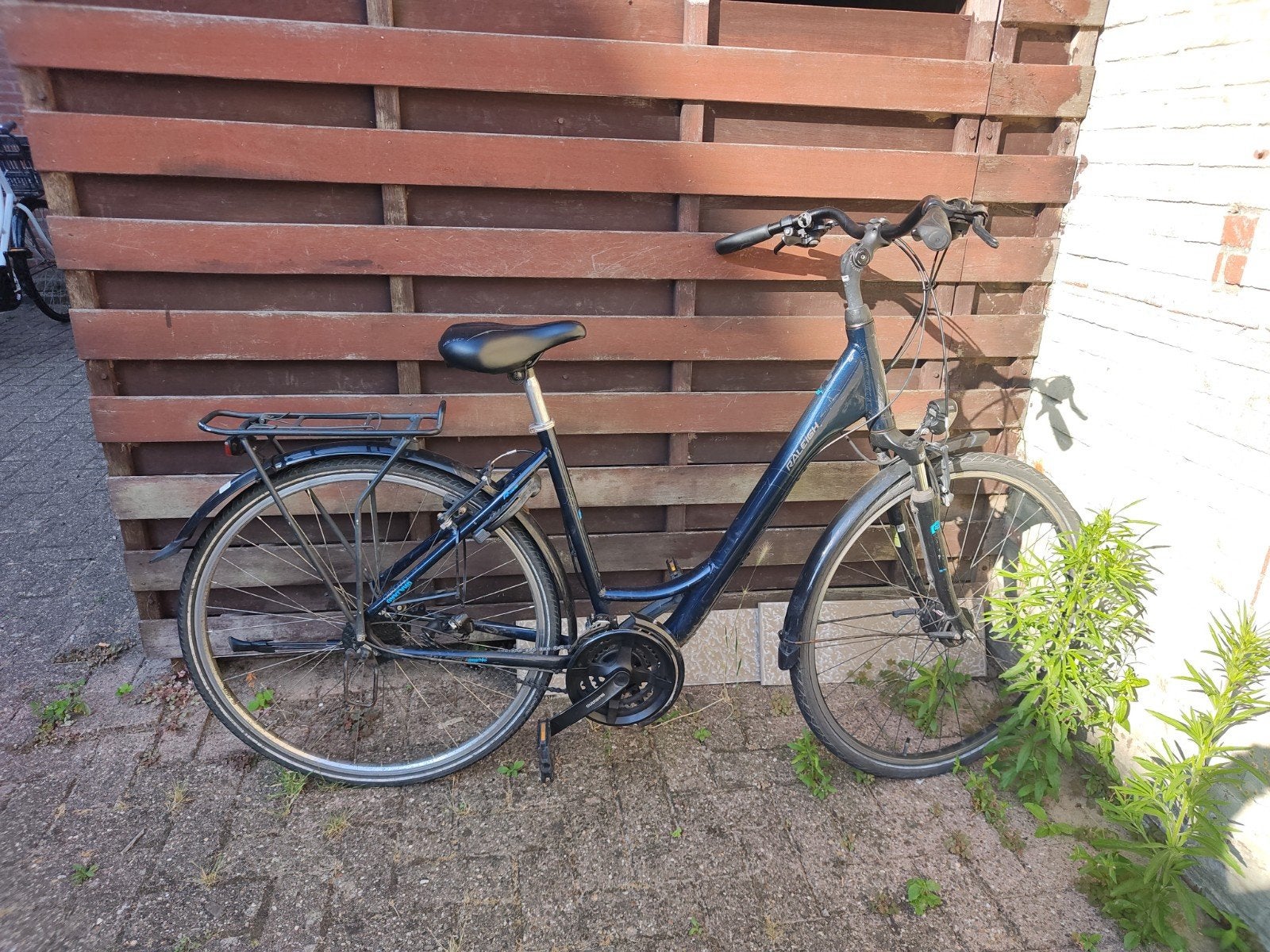 Robuuste Raleigh fiets voor handige klusser, Fietsen en Brommers, Fietsonderdelen, Gebruikt, Oakland, Ophalen of Verzenden, Derailleur of Ketting