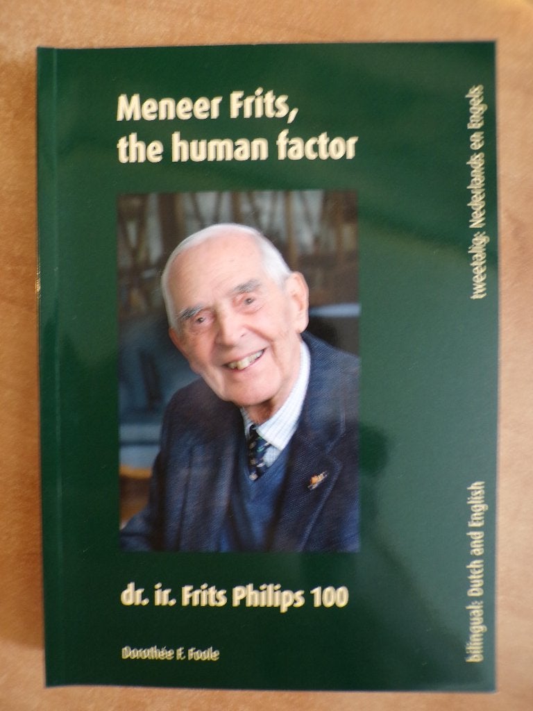 Meneer Frits, human factor, Frits Philips, 58 herinneringen, Ophalen of Verzenden, 20e eeuw of later, Zo goed als nieuw