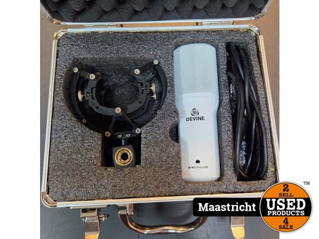 Devine M-Mic PRO USB BK usb-microfoon - wit, Devine, Zo goed als nieuw, Sales@devineco.com, 42808 Christy Street, Suite 116
Fremont, CA 94538
USA
