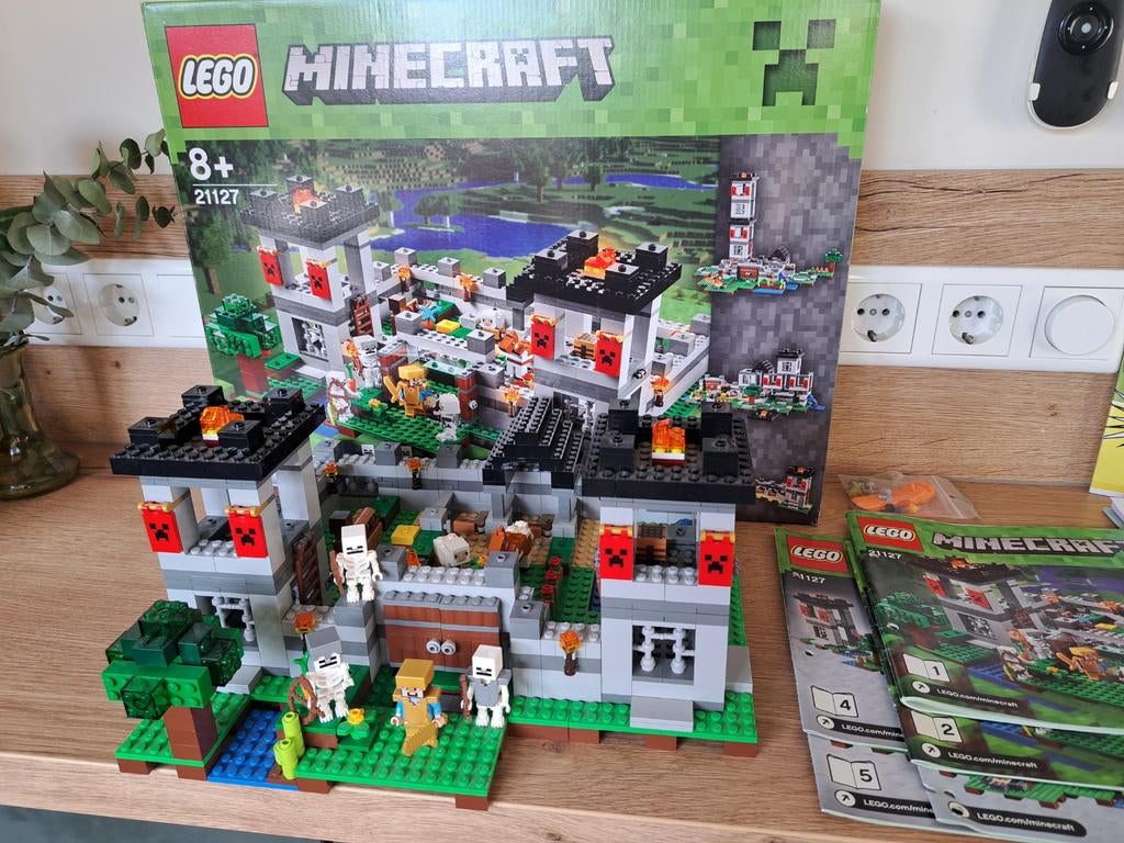 Lego 21127 Minecraft The Fortress (compleet), Gebruikt, Minecraft, Lego, Ophalen of Verzenden