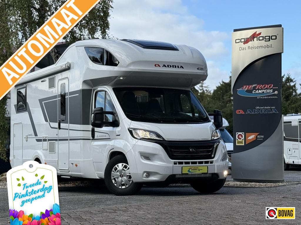 Adria Coral XL Plus 670 SL - FAMILIECAMPER, Automaat, Standaard zit, Alkoof, Bedrijf