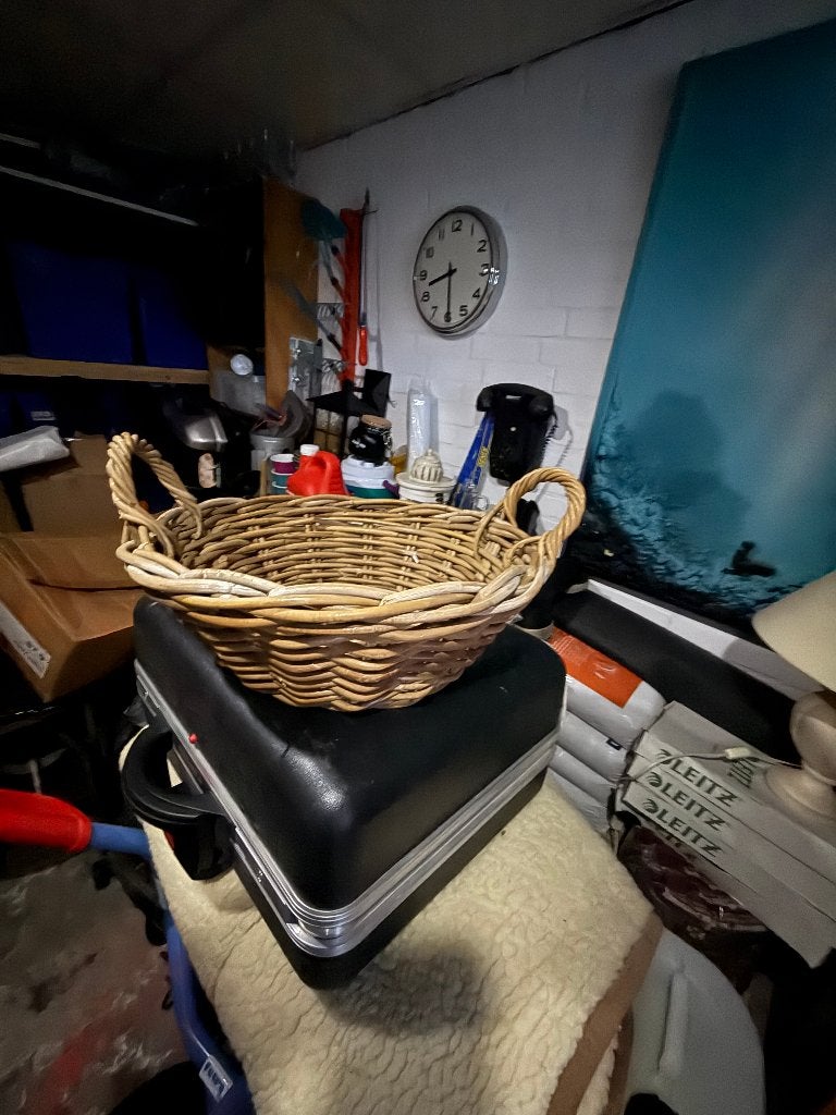 Rieten mand., Ophalen of Verzenden, Zo goed als nieuw, Rechthoekig, Riet