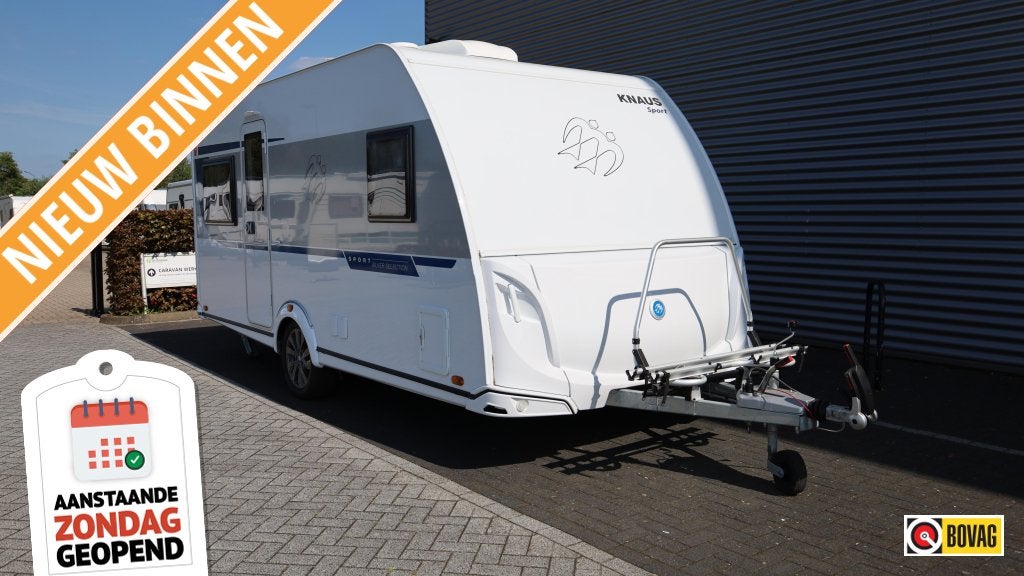 Knaus Sport Silver Selection 450 FU Mover ,Dakairco, Voorten, Caravans en Kamperen, Caravans, Rondzit, Bedrijf, Overige typen