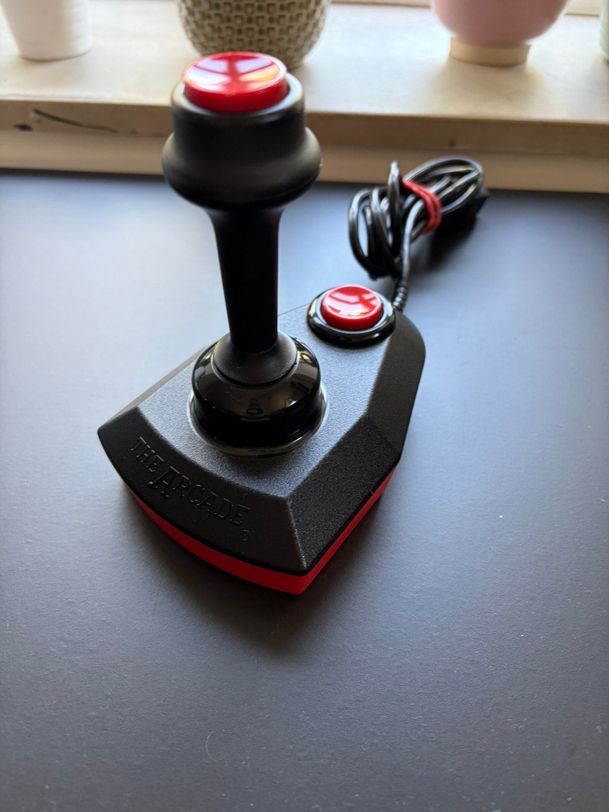 The Arcade joystick (oa Atari/commodore), Computers en Software, Ophalen of Verzenden, Gebruikt