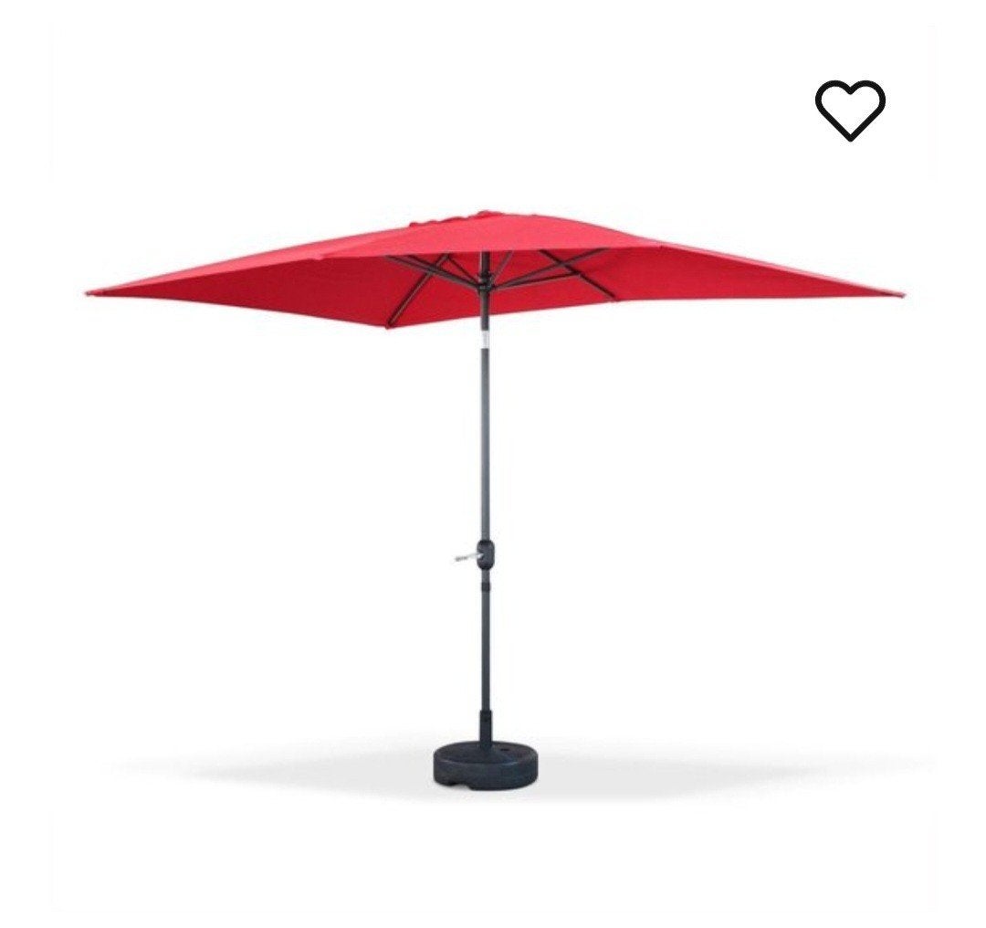 Rechthoekige kantelbare parasol touquet - 2x3m, Tuin en Terras, Ophalen