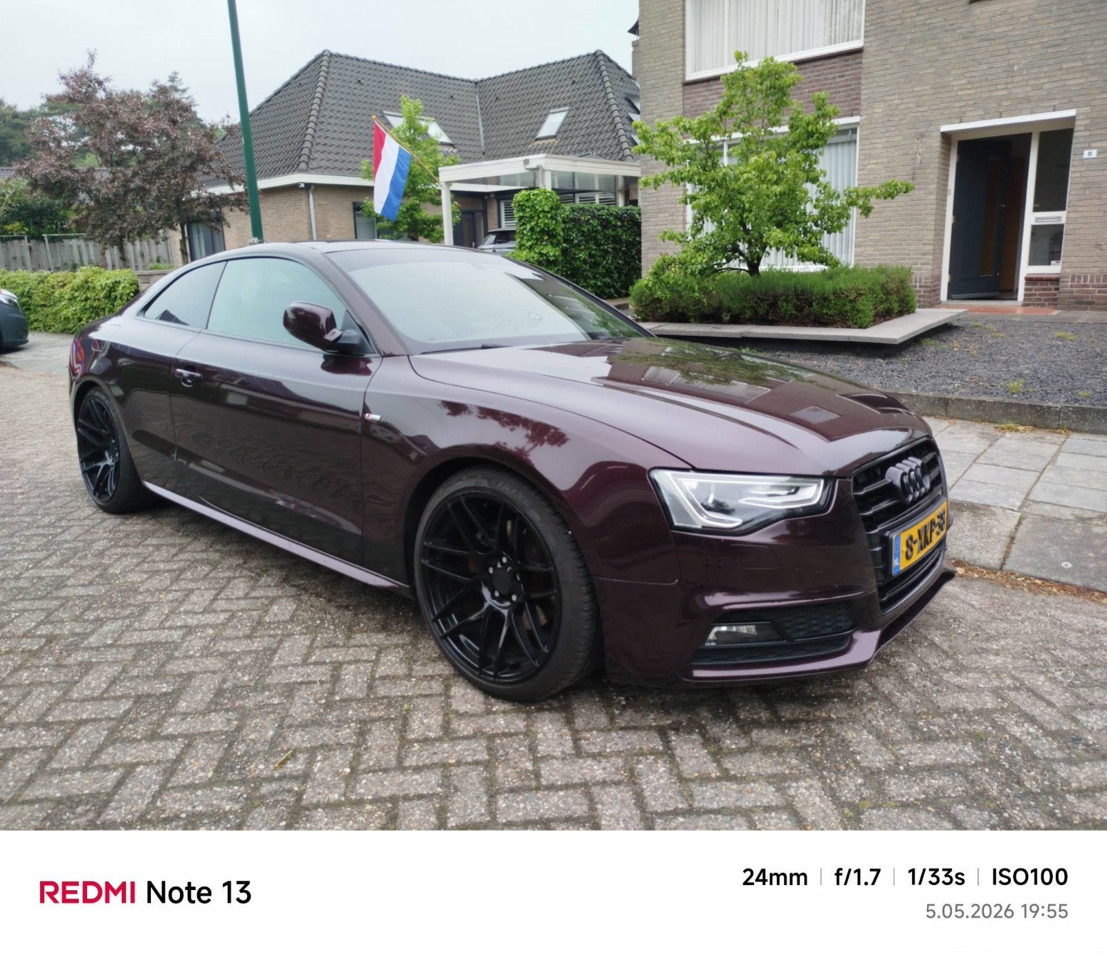Audi A5 coupe sport 3xSline modeljaar 2015 goed onderhouden, Auto's, Automaat, Zwart, Leder, Coupé