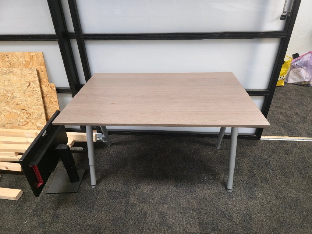 IKEA Galant bureau 120x80 *gratis*, Huis en Inrichting, Ophalen, Gebruikt, Hout, Bruin