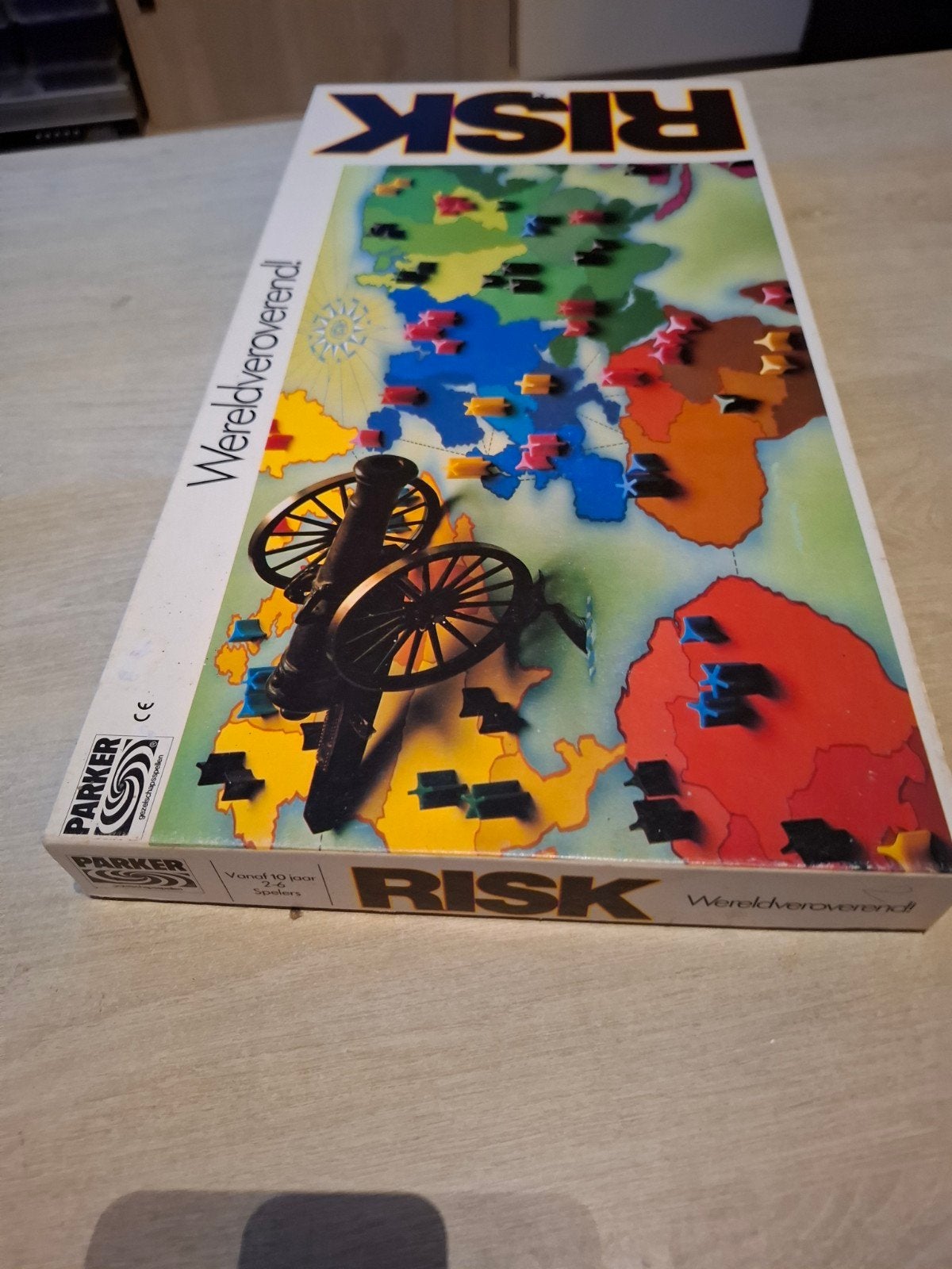 Risk Wereldveroverend! Bordspel - Klassieke Strategie, Parker, Gebruikt, 1027 Newport Ave, Pawtucket, RI 02861, USA, Ophalen of Verzenden